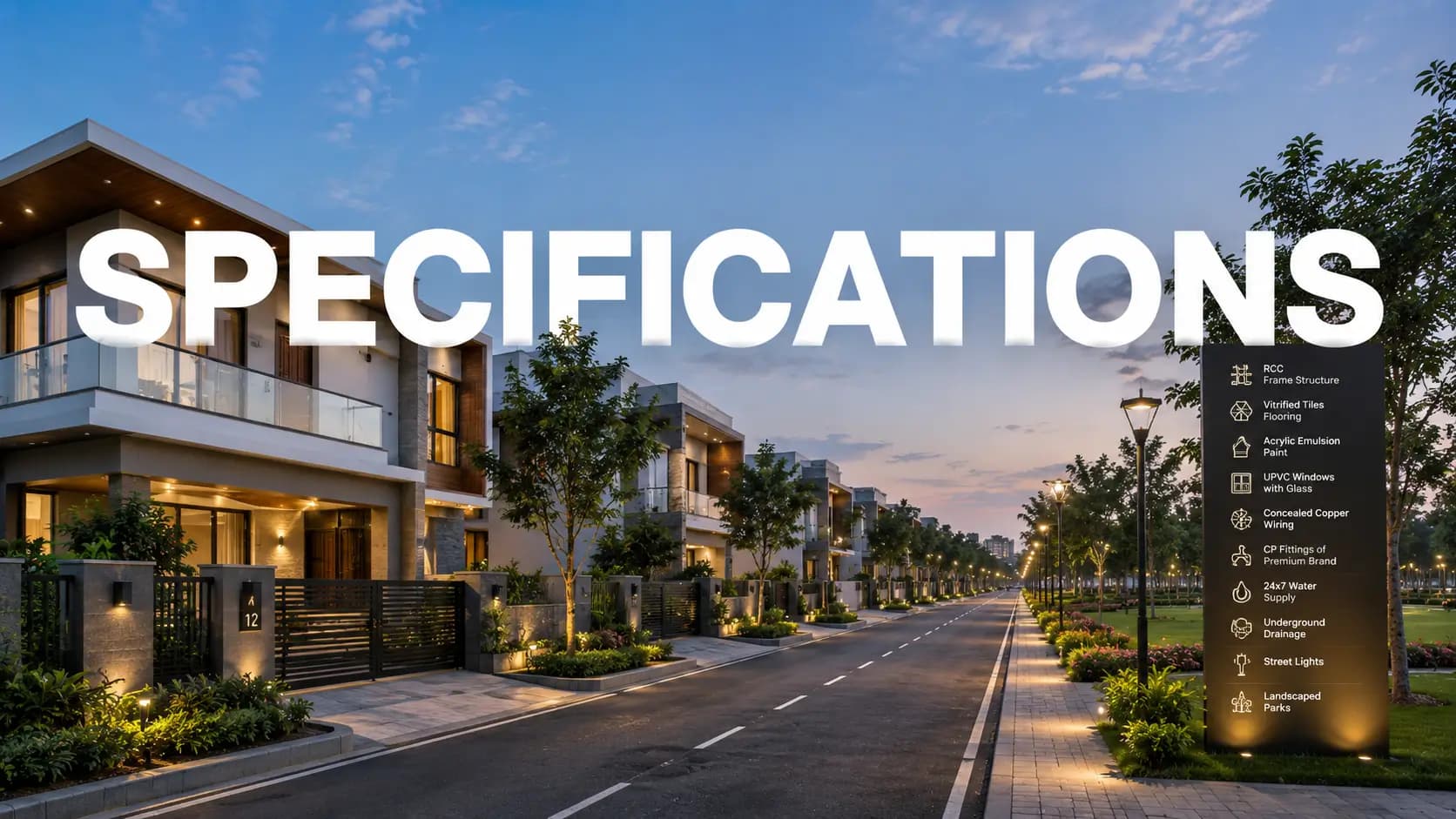 Century Astoria Specifications, Finishes & Construction Standards